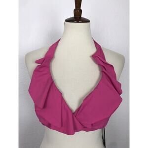 LRL Ralph Lauren Ruffled Bikini Top Swimwear